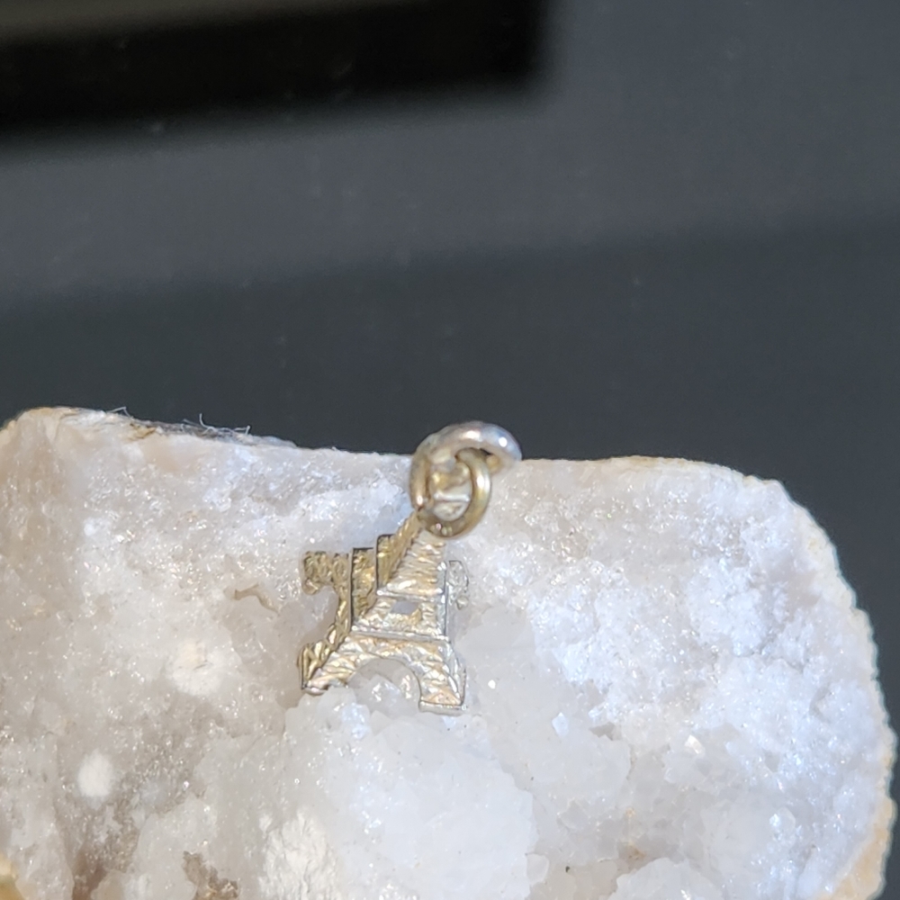 Women's 925 Eiffel Tower Charm for a Bracelet or a Necklace.